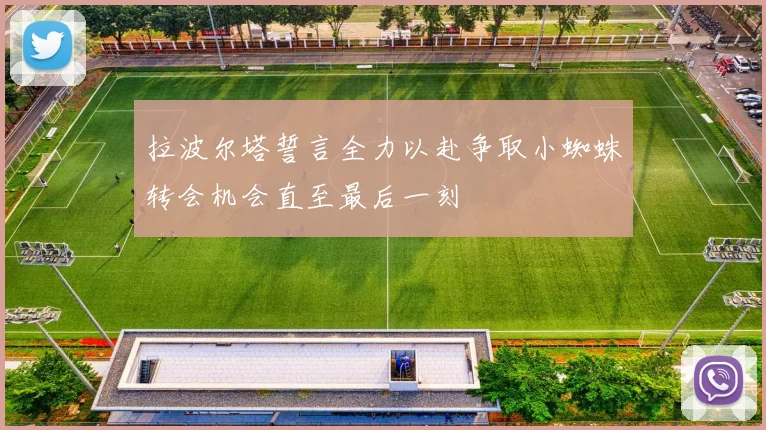 拉波尔塔誓言全力以赴争取小蜘蛛转会机会直至最后一刻